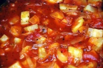 Паста з овочами - пенне з соусом з молодих овочів