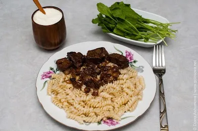 Печінка і гарнір