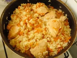Плов з філе курки