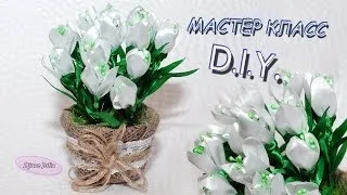 Проліски канзаші майстер-клас (Дорогі рукодільниці приємно) Проліски канзаші майстер-клас