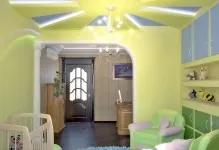 Стеля в дитячій фото в кімнаті, який краще зробити малюнок, дизайн зі скошеним і з фотодруком (стелю) Стеля в дитячій фото в кімнаті, який краще зробити малюнок, дизайн зі скошеним і з фотодруком