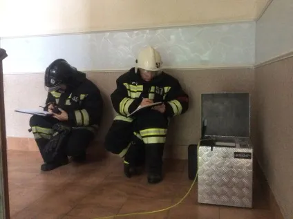 Пожежно-тактичне навчання в лікарні № 17, раёнза (пожежно-тактичне) Пожежно-тактичне навчання в лікарні № 17, раёнза