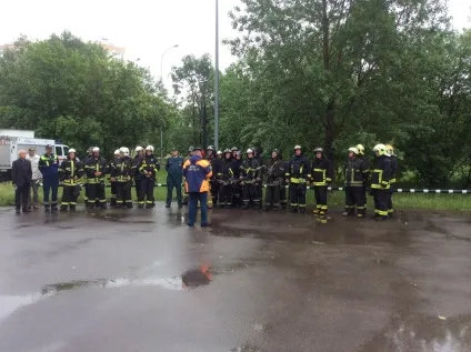 Пожежно-тактичне навчання в лікарні № 17, раёнза (вчення) Пожежно-тактичне навчання в лікарні № 17, раёнза
