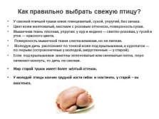 Презентація - страви з домашньої птиці ( «Птах столі свято) Презентація - страви з домашньої птиці