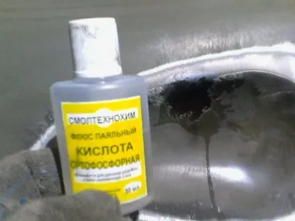 Застосування ортофосфорної кислоти від іржі кузова автомобіля