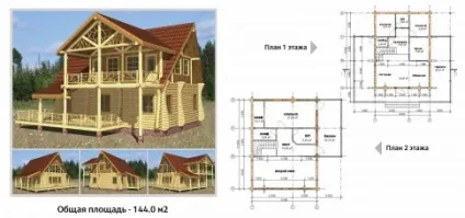 Проекти будинків з колоди