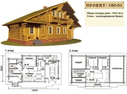 Проект будинку з колоди підготовка і його складання, вибір і розрахунок матеріалів (проект) Проект будинку з колоди підготовка і його складання, вибір і розрахунок матеріалів