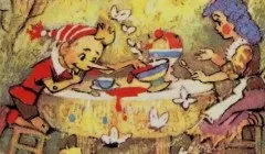 Яким напоєм мальвина пригощала буратіно