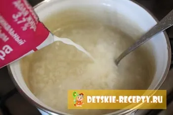 Протерта рисова каша для грудничка, дитячі рецепти, страви