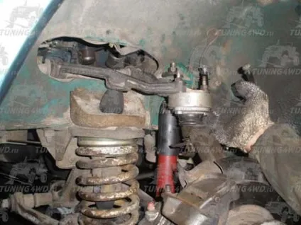 Процес установки, ліфт підвіски і кузова автомобіля (установки) Процес установки, ліфт підвіски і кузова автомобіля