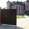 Розсувні ворота для дачі своїми руками (профільовані труби каркаса) Розсувні ворота для дачі своїми руками