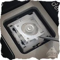 Ремонт залипающий і заїдають кнопок macbook air своїми руками, очищення механізму і постранстве під