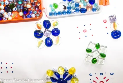 Розвиваючі ігри зі скляними кульками марблс, час мам