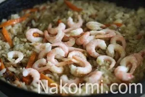 Рис з креветками на сковороді рецепт з фото, секрети приготування (сковороді) Рис з креветками на сковороді рецепт з фото, секрети приготування