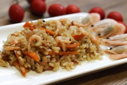 Рис з креветками на сковороді рецепт з фото, секрети приготування (сковороді) Рис з креветками на сковороді рецепт з фото, секрети приготування