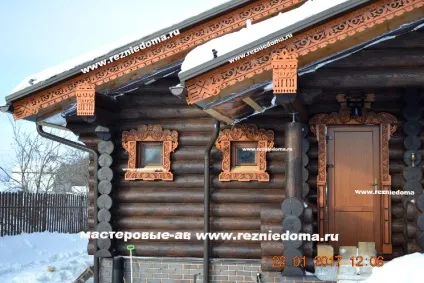 Різьблена прикраса на коник даху, карнизи, фриз, прічеліни (карнизи) Різьблена прикраса на коник даху, карнизи, фриз, прічеліни