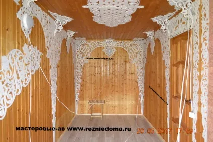 Різьблена прикраса на коник даху, карнизи, фриз, прічеліни (даху) Різьблена прикраса на коник даху, карнизи, фриз, прічеліни