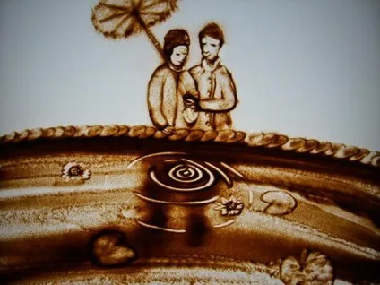 Малюнок на склі
