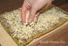 Рулет з кабачків з сиром і грибами - рецепт з покроковими фото (сиром) Рулет з кабачків з сиром і грибами - рецепт з покроковими фото