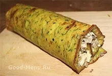 Рулет з кабачків з сиром і грибами - рецепт з покроковими фото (грибами) Рулет з кабачків з сиром і грибами - рецепт з покроковими фото
