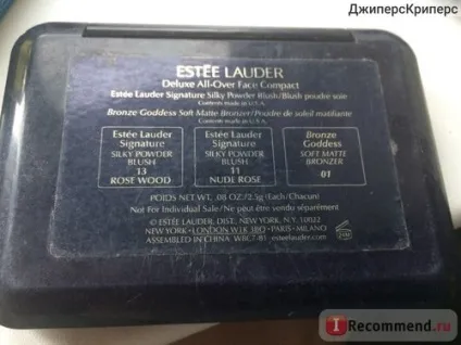 Рум'яна estee lauder deluxe all-over face compact - «безсовісно дорогі, якісні, але чи варті (estee) Рум'яна estee lauder deluxe all-over face compact - «безсовісно дорогі, якісні, але чи варті