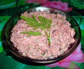 Салат з яловичої печінки - рецепти