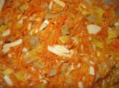 Салати з корейською морквою з рецептами приготування (салати) Салати з корейською морквою з рецептами приготування
