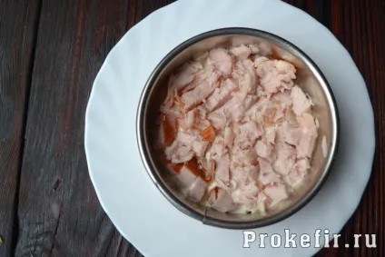 Салат наречена - рецепт з фото з куркою і грибами з кефіру майонезной заправкою 7 рецептів (куркою) Салат наречена - рецепт з фото з куркою і грибами з кефіру майонезной заправкою 7 рецептів