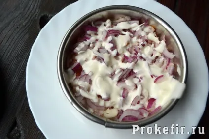 Салат наречена - рецепт з фото з куркою і грибами з кефіру майонезной заправкою 7 рецептів (фото) Салат наречена - рецепт з фото з куркою і грибами з кефіру майонезной заправкою 7 рецептів