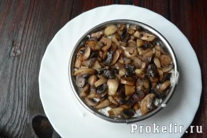 Салат наречена - рецепт з фото з куркою і грибами з кефіру майонезной заправкою 7 рецептів (салат) Салат наречена - рецепт з фото з куркою і грибами з кефіру майонезной заправкою 7 рецептів