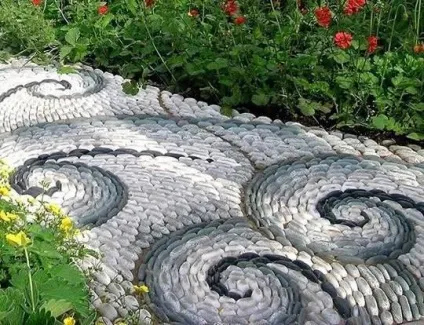 Садові доріжки з гальки, дамська скарбничка (скарбничка) Садові доріжки з гальки, дамська скарбничка