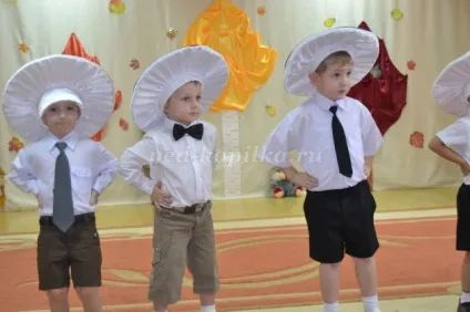 Шапочки грибочки своїми руками