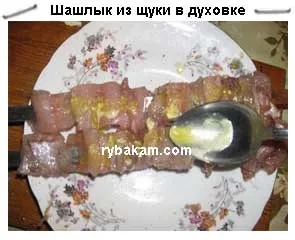 Шашлик з щуки