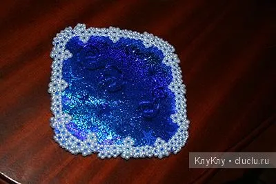 Шкатулка своїми руками з коробки і намистин (плетіння з намистин) Шкатулка своїми руками з коробки і намистин