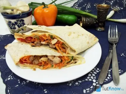 Шаурма своїми руками - рецепт з фото (рецепт) Шаурма своїми руками - рецепт з фото