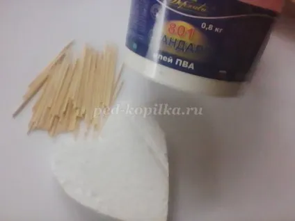 Шкатулка з зубочисток і пряжі (Майстер-клас покроковими фото) Шкатулка з зубочисток і пряжі