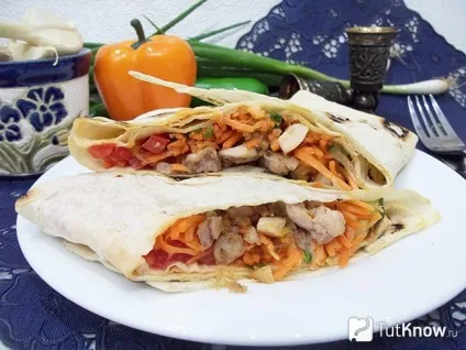 Шаурма своїми руками - рецепт з фото (руками) Шаурма своїми руками - рецепт з фото