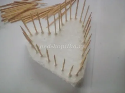 Шкатулка з зубочисток і пряжі (Майстер-клас покроковими фото) Шкатулка з зубочисток і пряжі