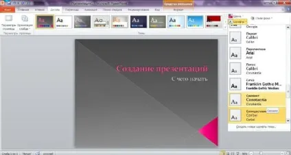 Шрифти красиві для powerpoint