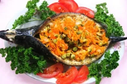 Скумбрія в духовці - рецепти з фото (скроплюємо лимонним соком) Скумбрія в духовці - рецепти з фото