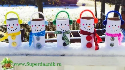 Сніговик своїми руками