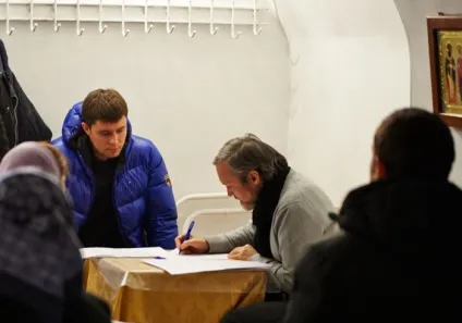 Співбесіда перед хрещенням - храм ікони Божої Матері - знамення - в Ховріно (Дегуніно) Співбесіда перед хрещенням - храм ікони Божої Матері - знамення - в Ховріно