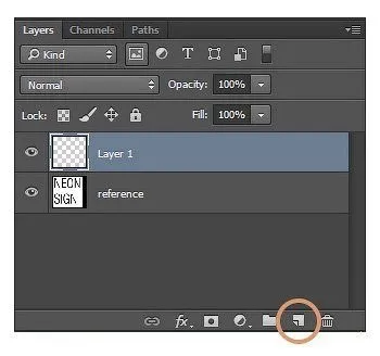 Створюємо неоновий текст в фотошоп (текст) Створюємо неоновий текст в фотошоп