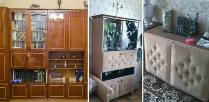 Радянська меблі до і після переробки