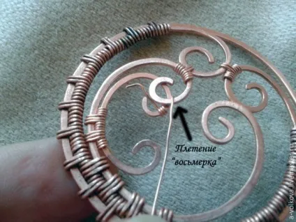 Створюємо кулон з круговим плетінням в техніці wire wrap - ярмарок майстрів - ручна робота, handmade (дріт) Створюємо кулон з круговим плетінням в техніці wire wrap - ярмарок майстрів - ручна робота, handmade