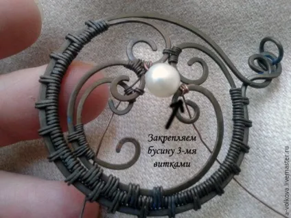 Створюємо кулон з круговим плетінням в техніці wire wrap - ярмарок майстрів - ручна робота, handmade (мідний кулон) Створюємо кулон з круговим плетінням в техніці wire wrap - ярмарок майстрів - ручна робота, handmade