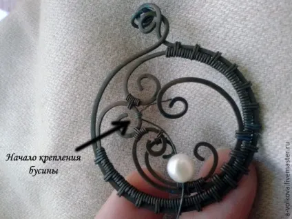 Створюємо кулон з круговим плетінням в техніці wire wrap - ярмарок майстрів - ручна робота, handmade (ланцюжок) Створюємо кулон з круговим плетінням в техніці wire wrap - ярмарок майстрів - ручна робота, handmade