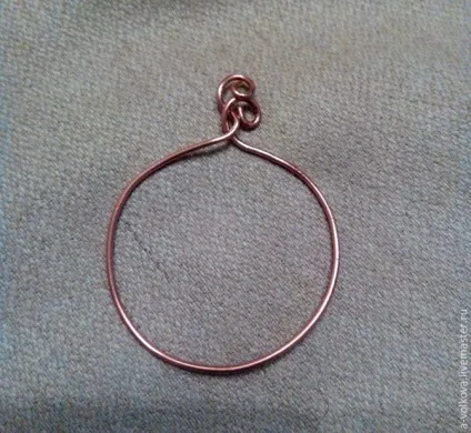 Створюємо кулон з круговим плетінням в техніці wire wrap - ярмарок майстрів - ручна робота, handmade (мідні прикраси) Створюємо кулон з круговим плетінням в техніці wire wrap - ярмарок майстрів - ручна робота, handmade