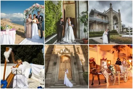Весільна церемонія в криму, вибір місця проведення, вартість, фото і відео (одруження) Весільна церемонія в криму, вибір місця проведення, вартість, фото і відео
