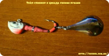 Тейл-спиннер і цикада своїми руками, фірма дідуся Ашота (роз'єднуємо половинки форми) Тейл-спиннер і цикада своїми руками, фірма дідуся Ашота